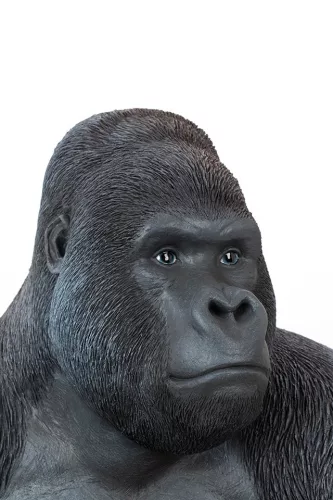 Kare Design XL Gorilla Műanyag Dekoráció Fekete 76cm