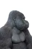 Kare Design XL Gorilla Műanyag Dekoráció Fekete 76cm