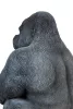 Kare Design XL Gorilla Műanyag Dekoráció Fekete 76cm