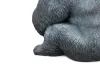 Kare Design XL Gorilla Műanyag Dekoráció Fekete 76cm