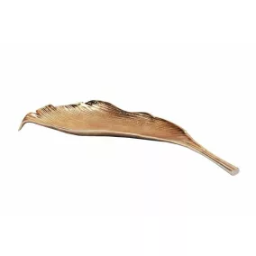 INVICTA tál LEAF 65 cm arany - alumínium