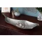 INVICTA LEAF tál 65 cm ezüst - alumínium