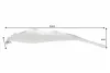 INVICTA LEAF tál 65 cm ezüst - alumínium