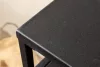 Invicta Dure Steel Fém Konzolasztal Fekete Kétszintes