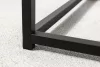 Invicta Dure Steel Fém Konzolasztal Fekete Kétszintes