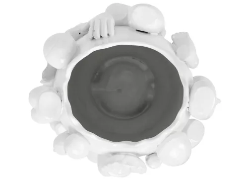 KARE Body Parts Kézműves Kerámia Váza Fehér 37cm