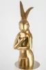 KARE Rabbit Dekoratív Asztali Lámpa Fehér-Arany 88cm