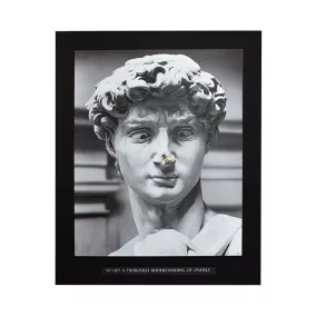   KARE Design Statue Modernista Vászonkép Fekete-Fehér 100x125