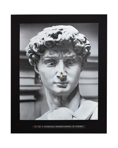 KARE Design Statue Modernista Vászonkép Fekete-Fehér 100x125