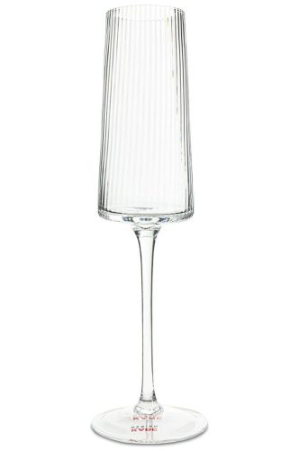 KARE Riffle Pezsgőspohár Üveg Átlátszó Bordázott 215ml