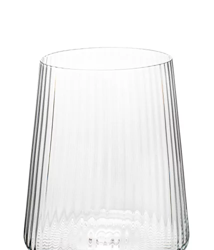 KARE Riffle Bordázott Kristály Borospohár 760 ml