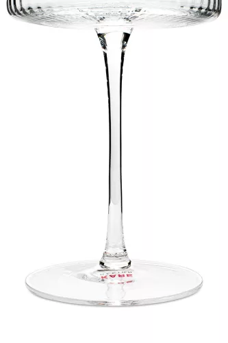 KARE Riffle Bordázott Kristály Borospohár 760 ml
