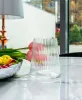 KARE Riffle Átlátszó Üvegpohár Barázdált 440ml