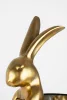 KARE Design Rabbit Arany Nyúl Asztali Lámpa Fekete Lenárnyékolóval