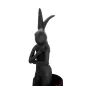 KARE Rabbit Asztali Lámpa Fekete Nyuszi Dizájn 68cm