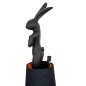 KARE Rabbit Asztali Lámpa Fekete Nyuszi Dizájn 68cm