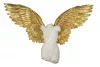 KARE Guardian Angel Fali Dekoráció Gyanta Fehér-Arany