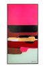 KARE Abstract Shapes Rózsaszín Akril Festmény Arany Részletekkel