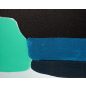 KARE Design Abstract Shapes Zöld Akril Vászonkép Arany Részletekkel