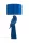KARE Design Parrot Asztali Lámpa 84 cm Kék Papagáj Dekoratív