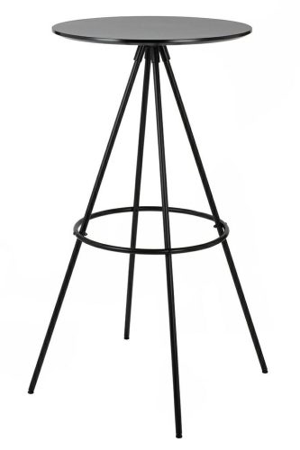 KING HOME LANZA 60 Bárasztal MDF Fekete Modern