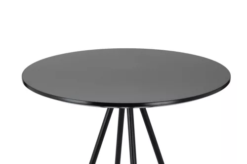 KING HOME LANZA 60 Bárasztal MDF Fekete Modern