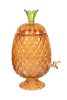 KARE Design Pineapple Ananász Italadagoló Borostyán Üveg