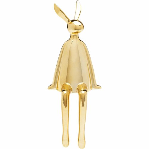 KARE Design Sitting Rabbit Arany Kerámia Dekorációs Figura 35 cm
