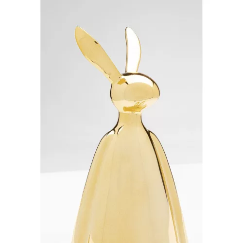KARE Design Sitting Rabbit Arany Kerámia Dekorációs Figura 35 cm