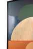 Kare Design Sunrise Modern Geometrikus Vászonkép Fekete Keretben
