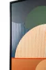 Kare Design Sunrise Modern Geometrikus Vászonkép Fekete Keretben