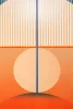 Kare Design Sunrise Modern Geometrikus Vászonkép Fekete Keretben