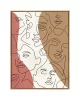 KARE Faccia Arte Tri Colore Vászonkép Absztrakt Művészeti 90x120