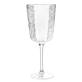   KARE Cascata Kézműves Texturált Borospohár 440ml Átlátszó
