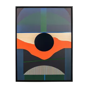   KARE Design Sunset Modern Művészeti Vászonkép Fekete Kerettel