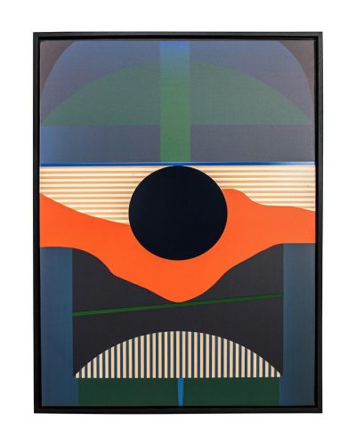 KARE Design Sunset Modern Művészeti Vászonkép Fekete Kerettel