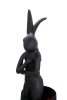KARE Design Rabbit Asztali Lámpa Fekete Nyuszi 50cm