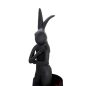 KARE Design Rabbit Asztali Lámpa Fekete Nyuszi 50cm