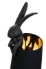 KARE Design Rabbit Asztali Lámpa Fekete Nyuszi 50cm