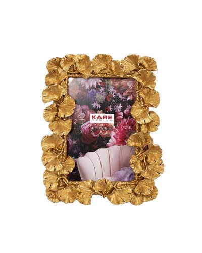 KARE Ginkgo Leaf Arany Képkeret 17x20 cm