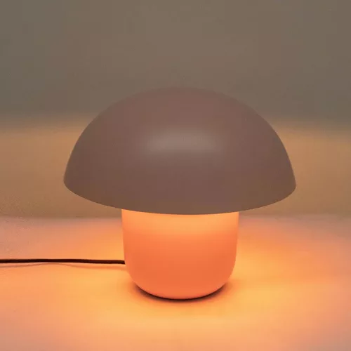 KARE Mushroom Acél Asztali Lámpa Barackszín 27 cm