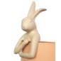 KARE Rabbit Asztali Lámpa Gyanta Barackszínű 50cm