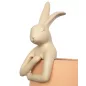 KARE Rabbit Asztali Lámpa Gyanta Barackszínű 50cm