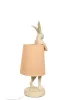 KARE Rabbit Asztali Lámpa Gyanta Barackszínű 50cm