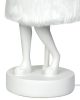 KARE Rabbit Fur Asztali Lámpa Műgyanta Fehér Ezüst 50cm