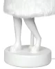 KARE Rabbit Fur Asztali Lámpa Műgyanta Fehér Ezüst 50cm