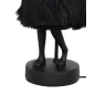 KARE Rabbit Fur Asztali Lámpa 50 cm Fekete Arany Műszőrme