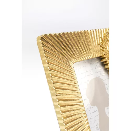 KARE Design Flaming Heart Due Arany Képkeret Piros Szívekkel 10x15 cm
