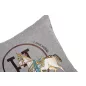 King Home Paris Home Lovas Díszpárna Chenille Szürke