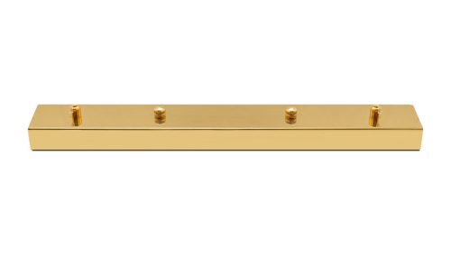 King Home Téglalap Alakú Arany Mennyezeti Lámpatartó Acél 44 cm